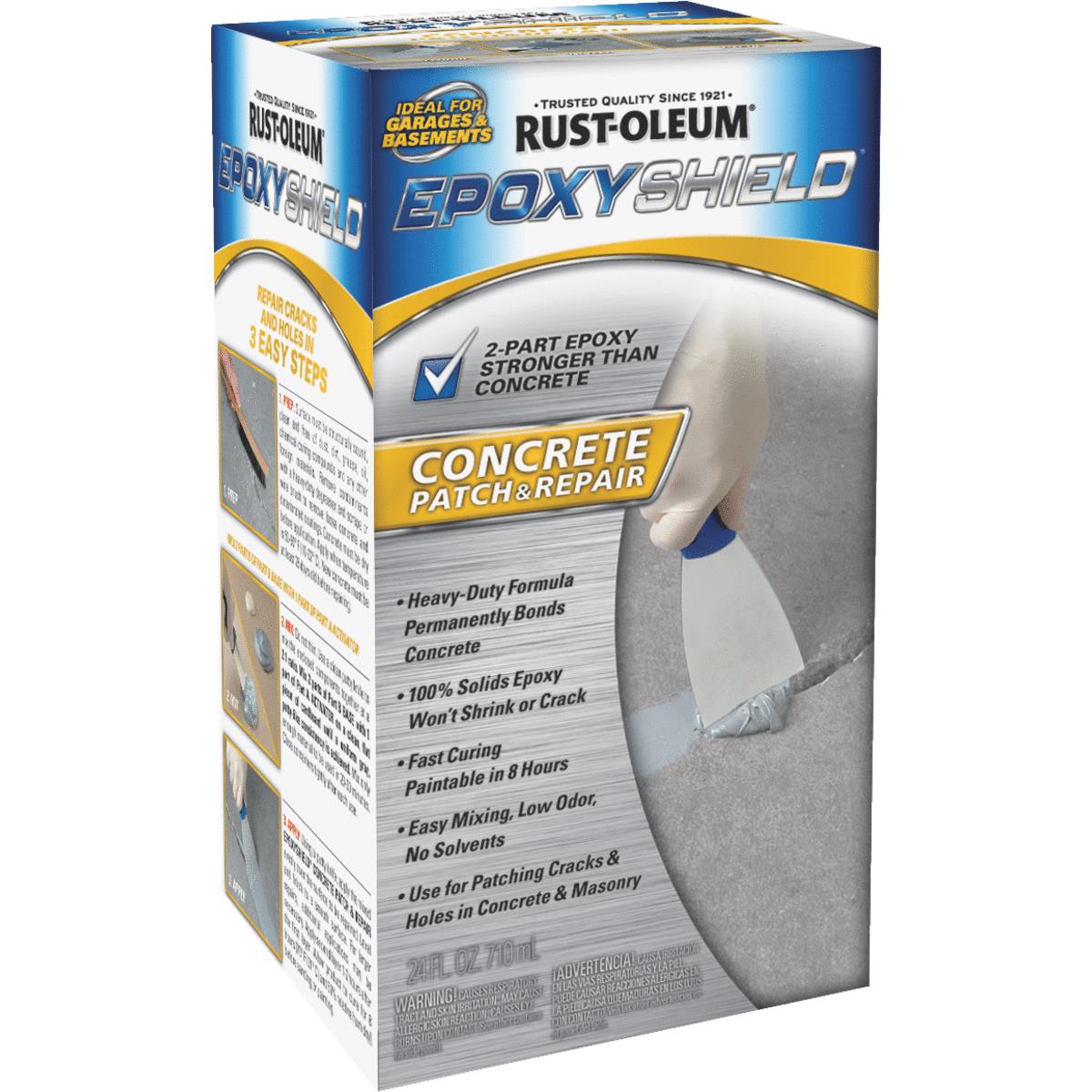 Rust-Oleum EPOXYSHIELD Concrete Patch & Repair, Gray, 24 Oz.