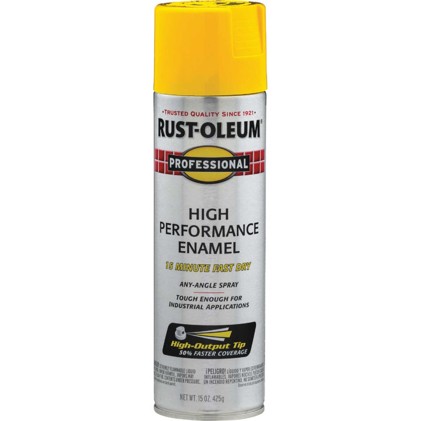 Rust-Oleum Professional 15 Oz. Gloss Industrial Enamel Spray Paint, Safety Yellow Image 6