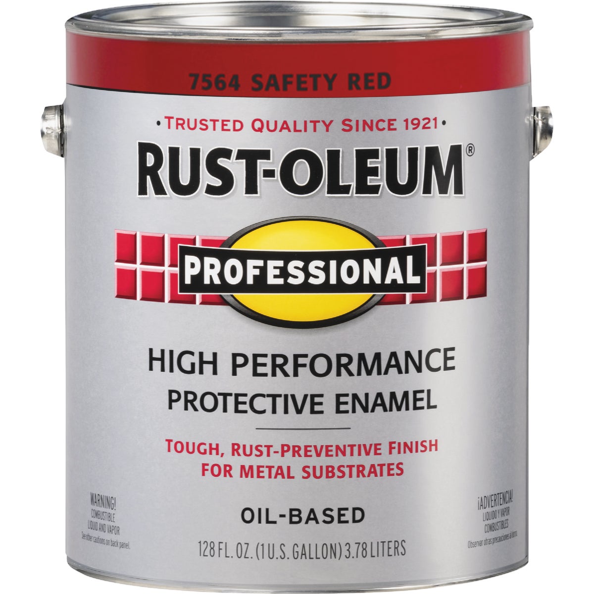 Rust-Oleum Professional DTM Industrial Enamel, Safety Red, 1 Gal. Image 6