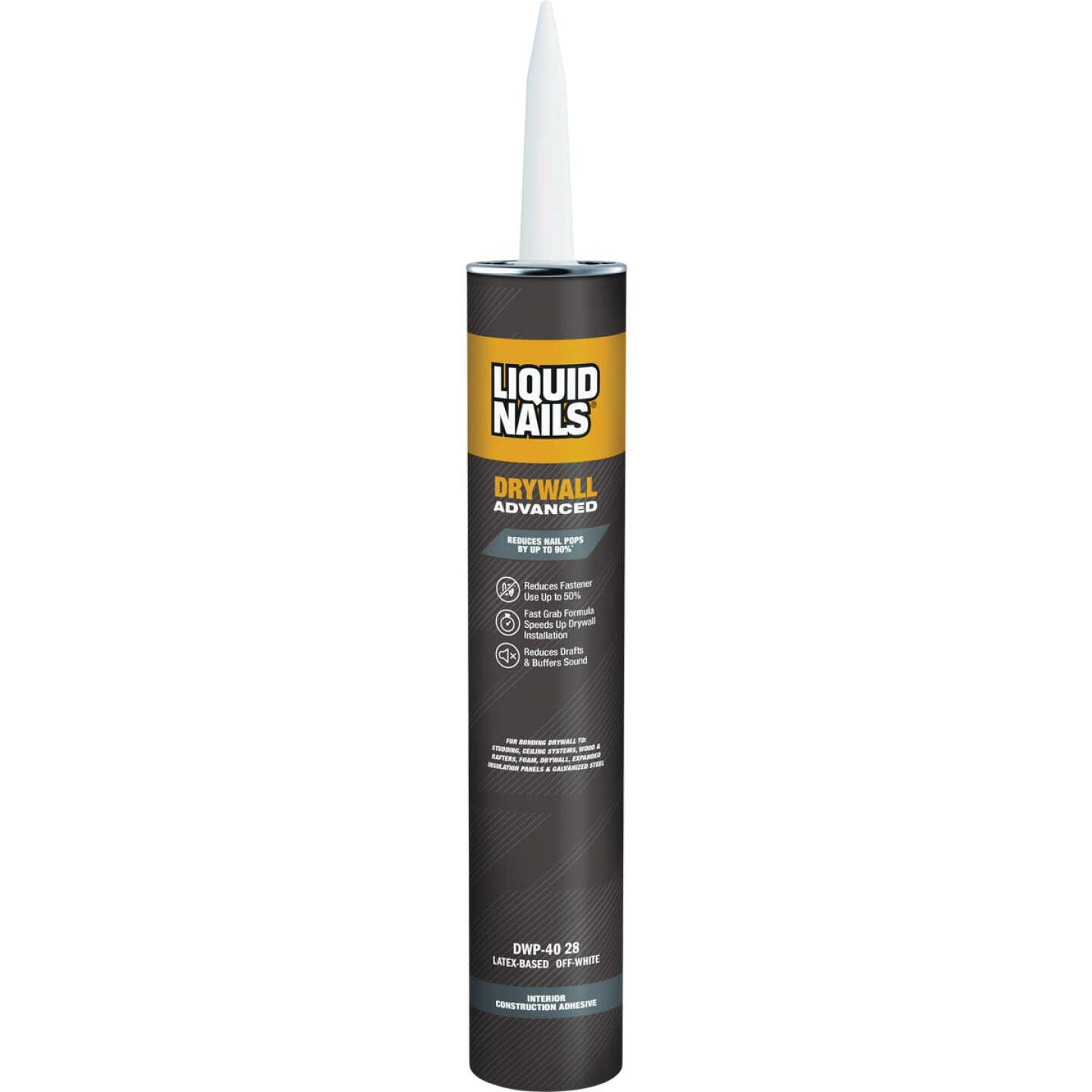 Liquid Nails Drywall Advanced 28 Oz. Low VOC Drywall & Panel Adhesive Image 1