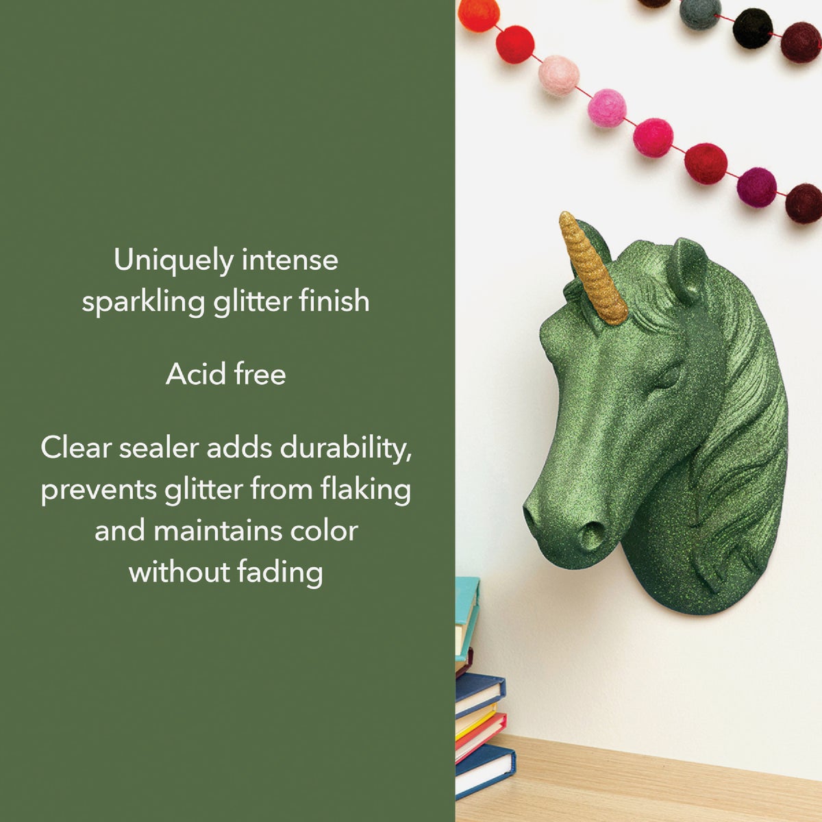 Krylon Glitter Blast 5.75 Oz. Lucky Green Spray Paint Image 4