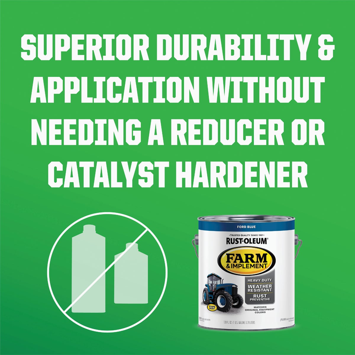 Rust-Oleum 1 Gallon Ford Blue Gloss Farm & Implement Enamel Image 5
