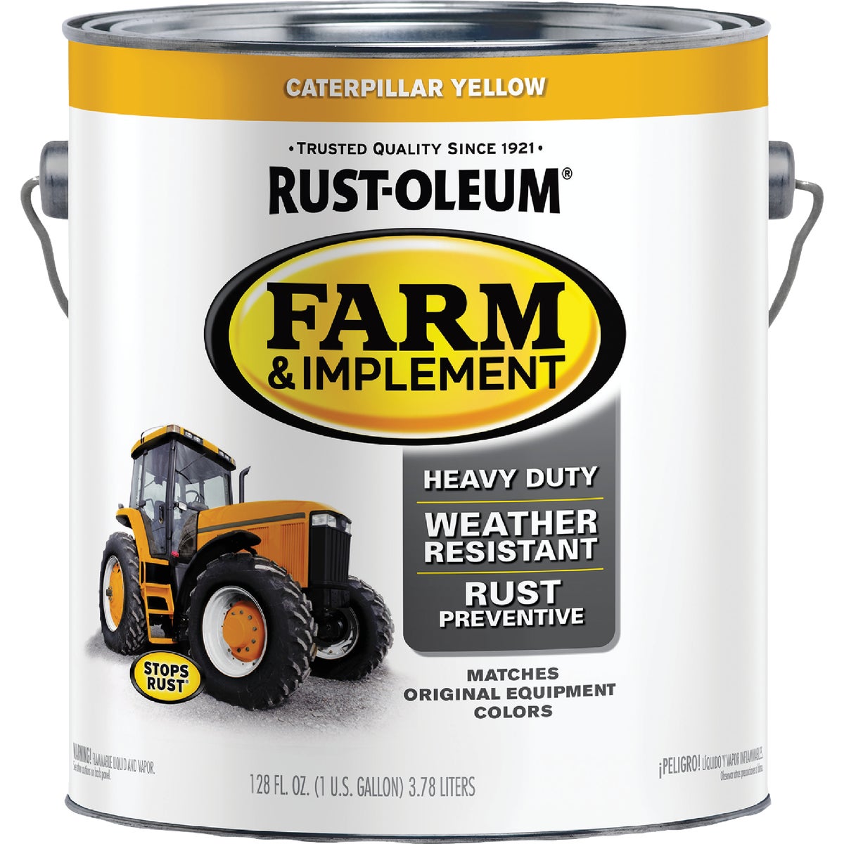 Rust-Oleum 1 Gallon Caterpillar Yellow Gloss Farm & Implement Enamel Image 7