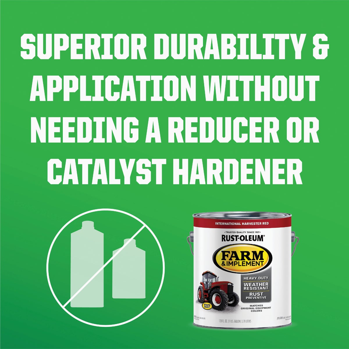 Rust-Oleum 1 Gallon International Harvester Red Gloss Farm & Implement Enamel Image 5