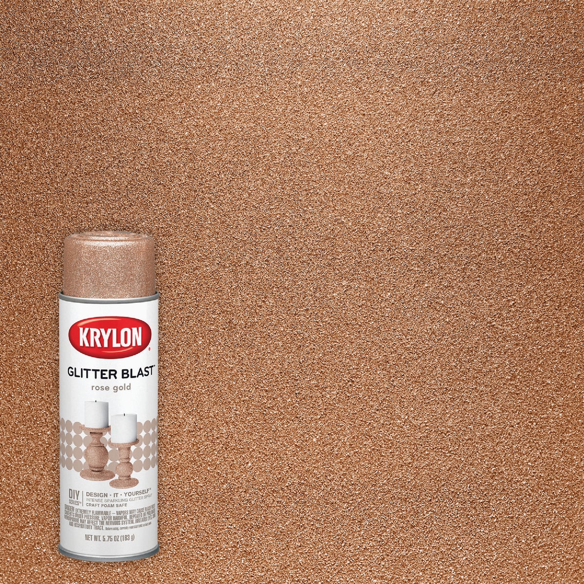 Krylon Glitter Blast 5.75 Oz. Rose Gold Spray Paint