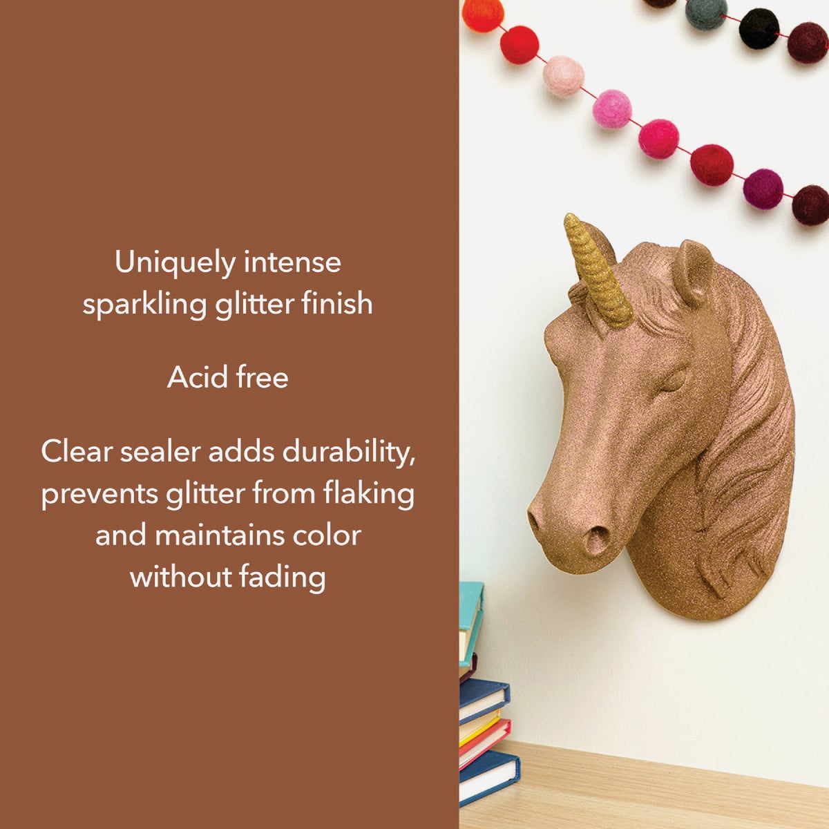 Krylon Glitter Blast 5.75 Oz. Rose Gold Spray Paint Image 2