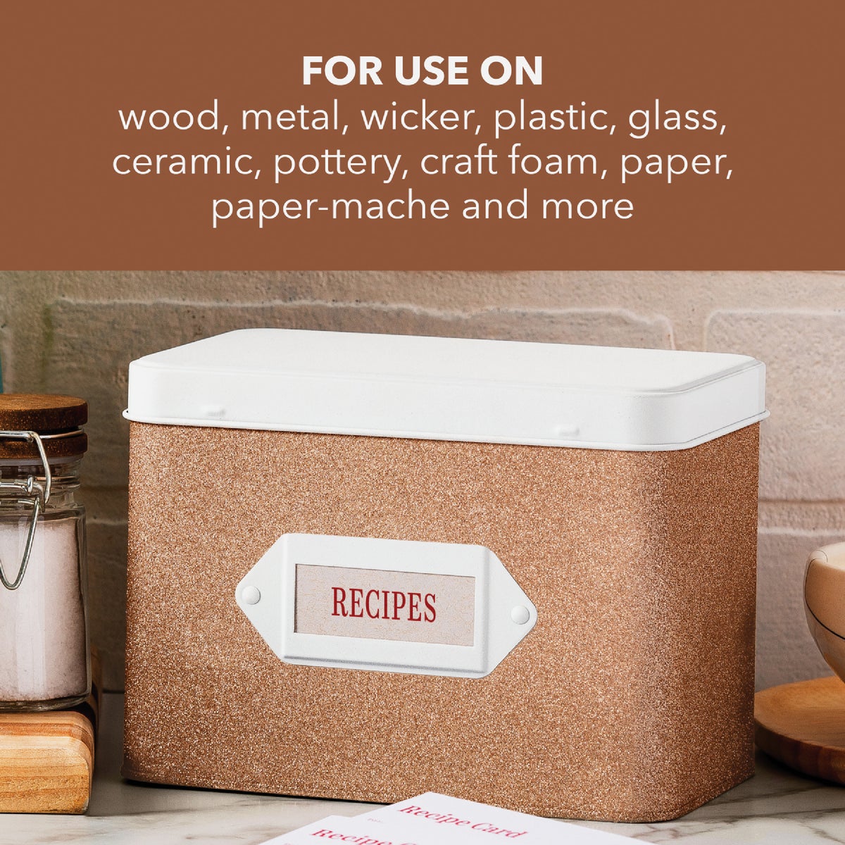 Krylon Glitter Blast 5.75 Oz. Rose Gold Spray Paint Image 3