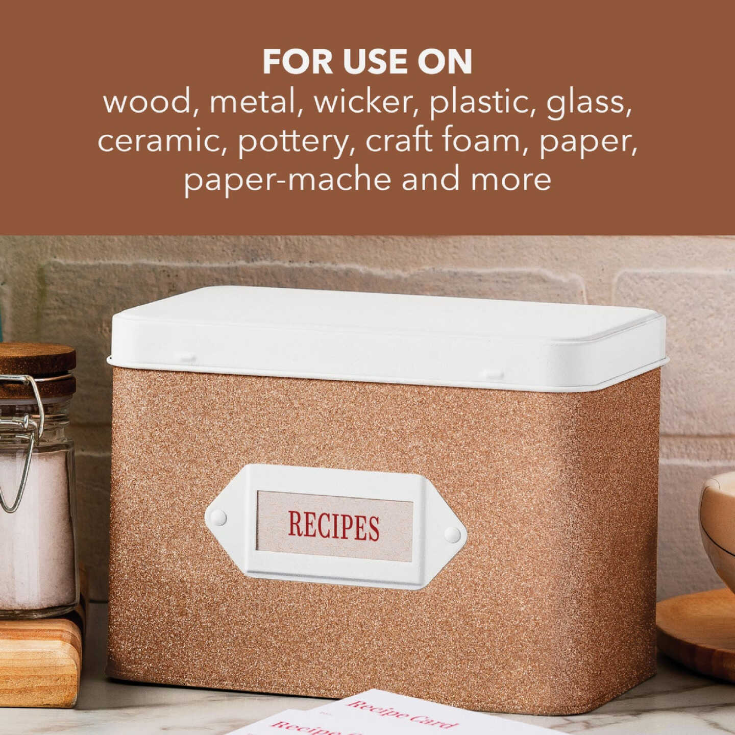 Krylon Glitter Blast 5.75 Oz. Rose Gold Spray Paint Image 3