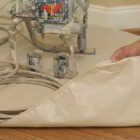 Trimaco Butyl II 5 Ft. x 5 Ft. Canvas Drop Cloth Image 3
