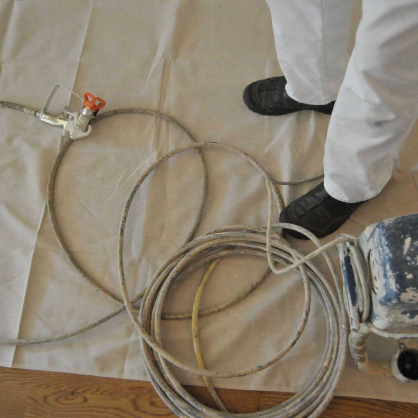 Trimaco Butyl II 5 Ft. x 5 Ft. Canvas Drop Cloth Image 4