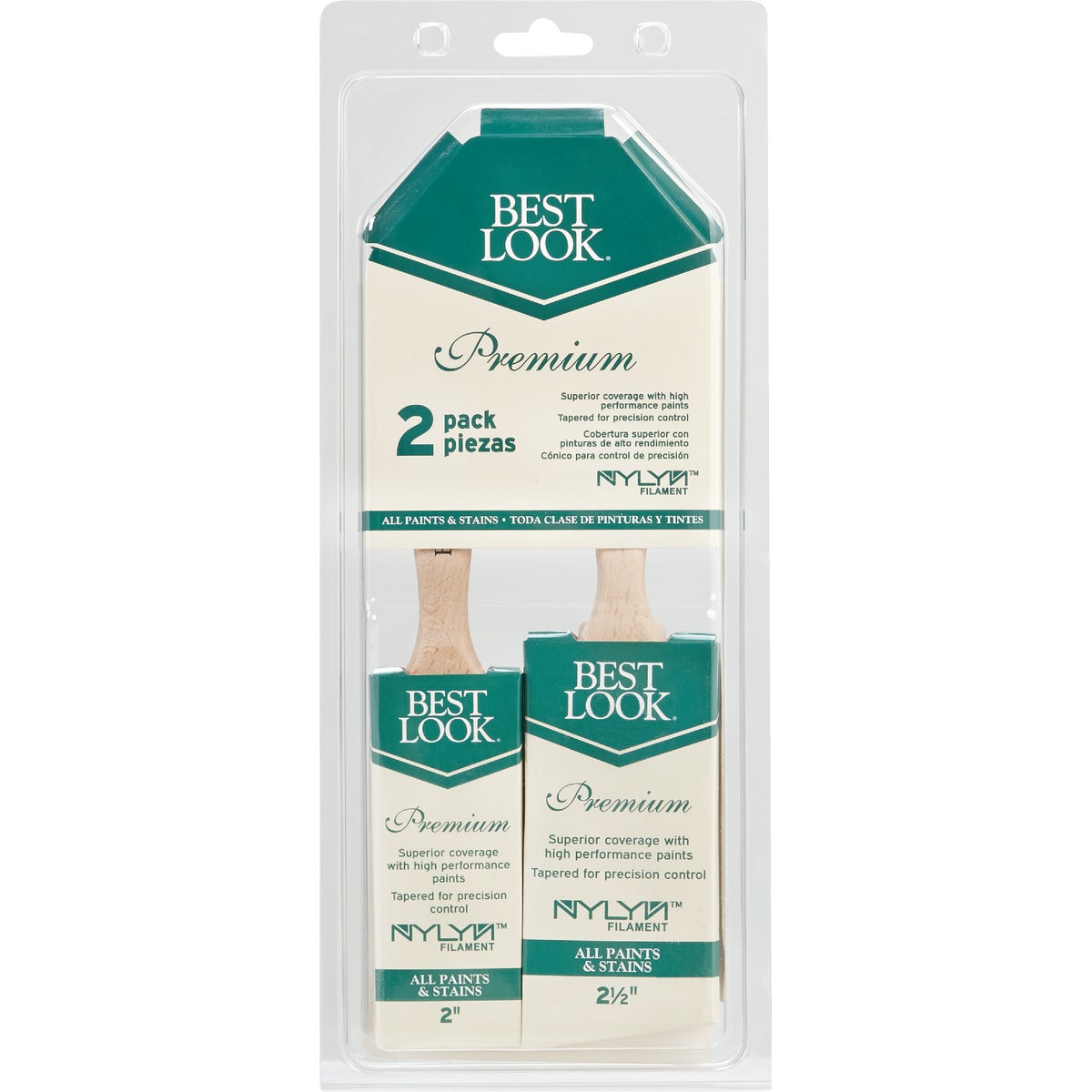 Best Look Premium Paint Brush Set (2-Piece) Image 3