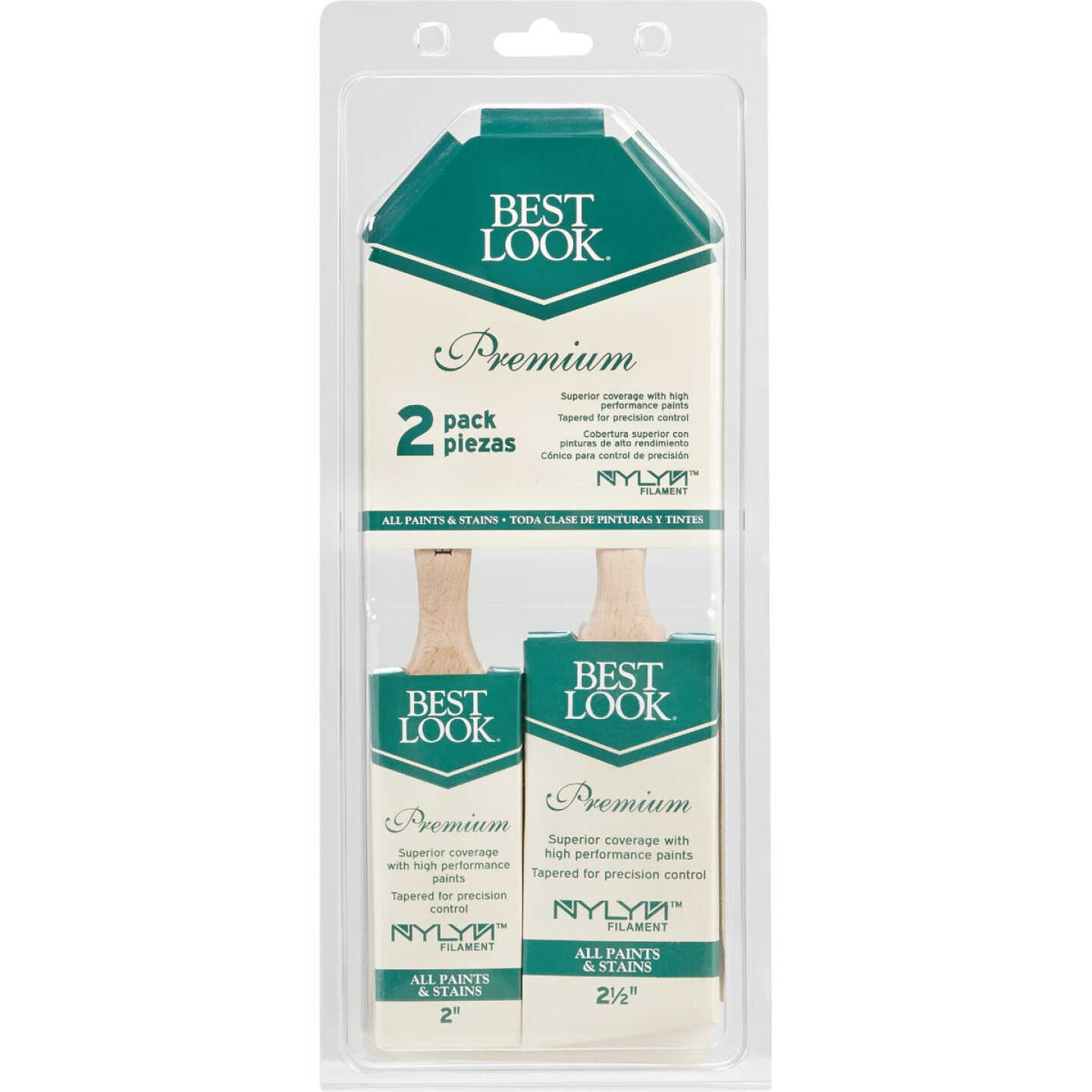 Best Look Premium Paint Brush Set (2-Piece) Image 3