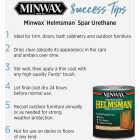 Minwax Helmsman Satin Clear Spar Urethane, 1 Qt. Image 7