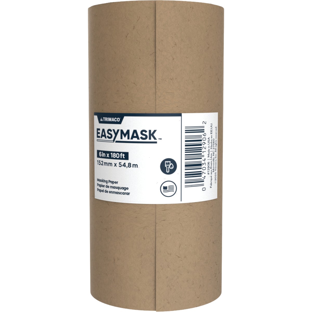 Trimaco Easy Mask 6 In. x 180 Ft. Brown General Purpose Masking Paper