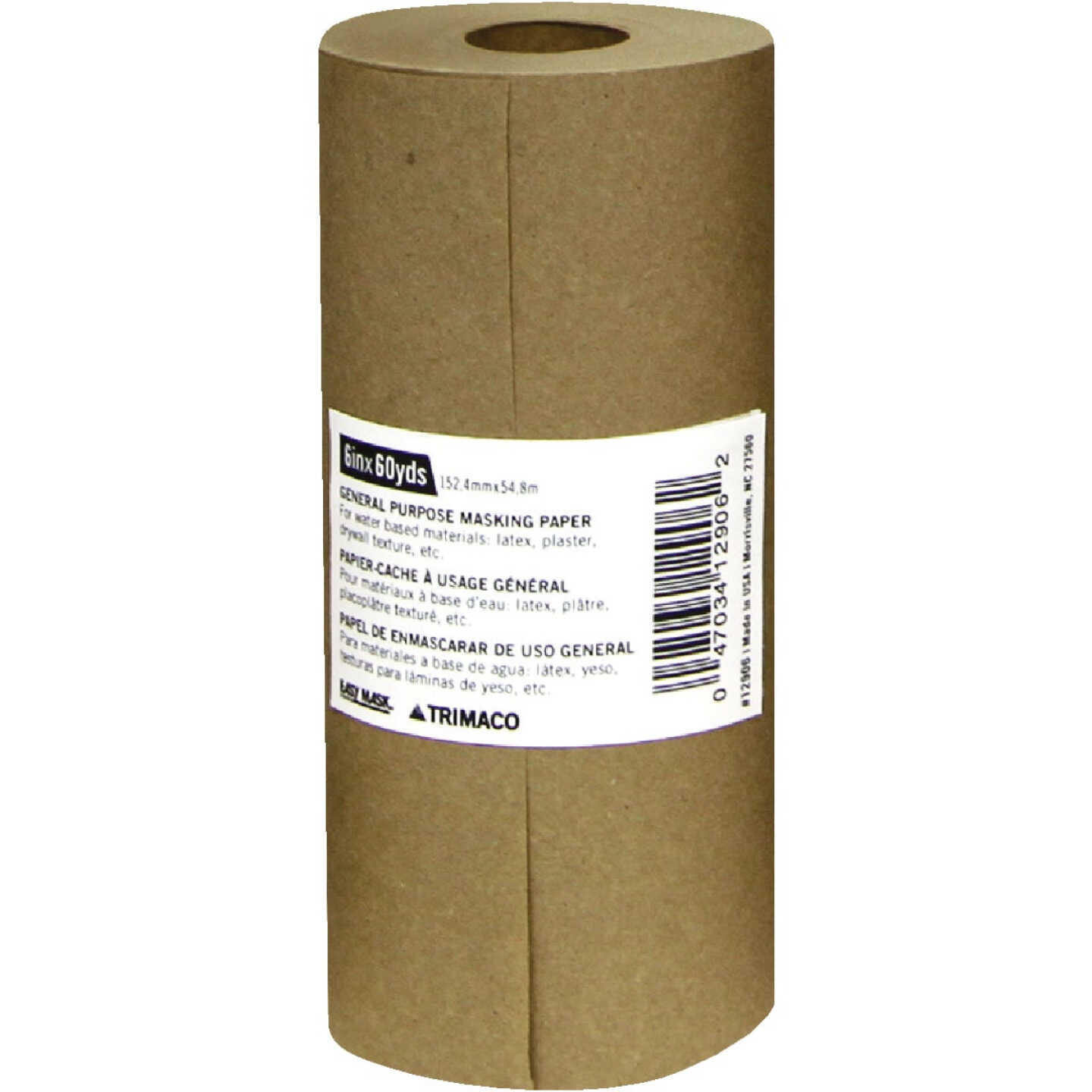 Trimaco Easy Mask 6 In. x 180 Ft. Brown General Purpose Masking Paper Image 1