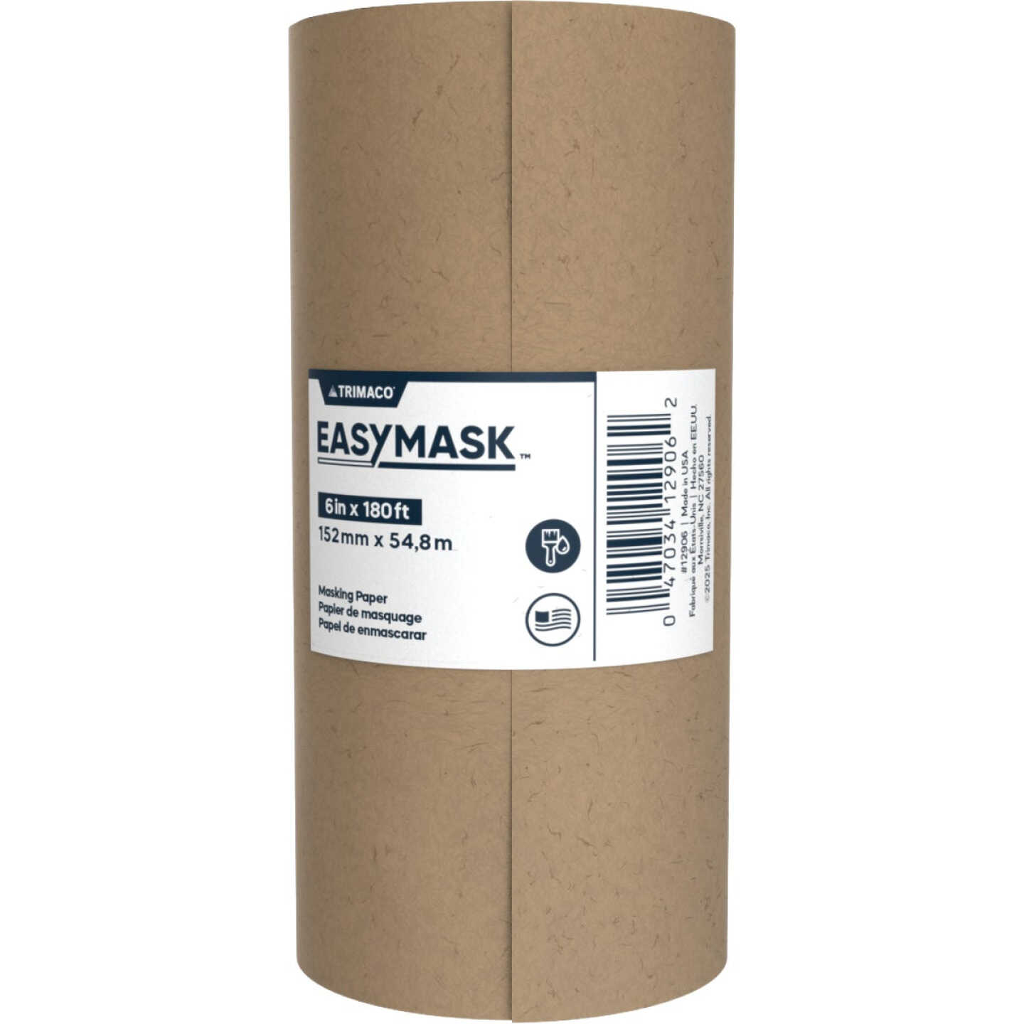 Trimaco Easy Mask 6 In. x 180 Ft. Brown General Purpose Masking Paper Image 1