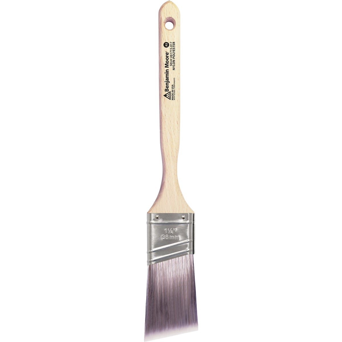 Benjamin Moore 1.5 In. Firm Nylon/Poly Angle Sash Brush Image 1