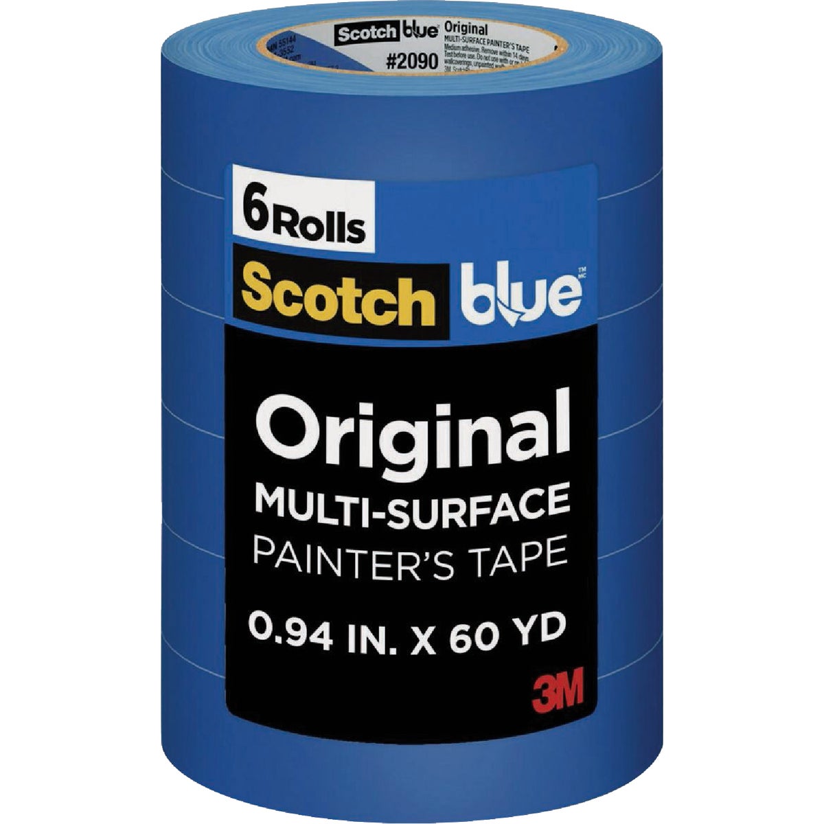 ScotchBlue 0.94 In. x 60 Yd. Original Painter's Tape (6 Roll)