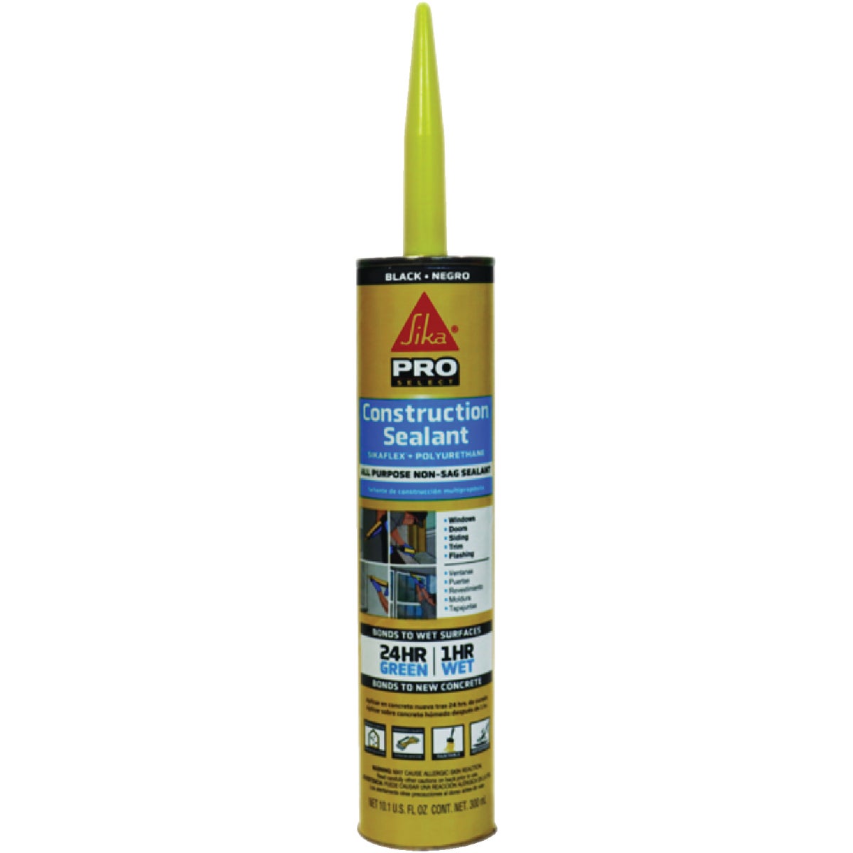 SikaFlex 10.1 Oz. Pro Select Black Construction Polyurethane Sealant