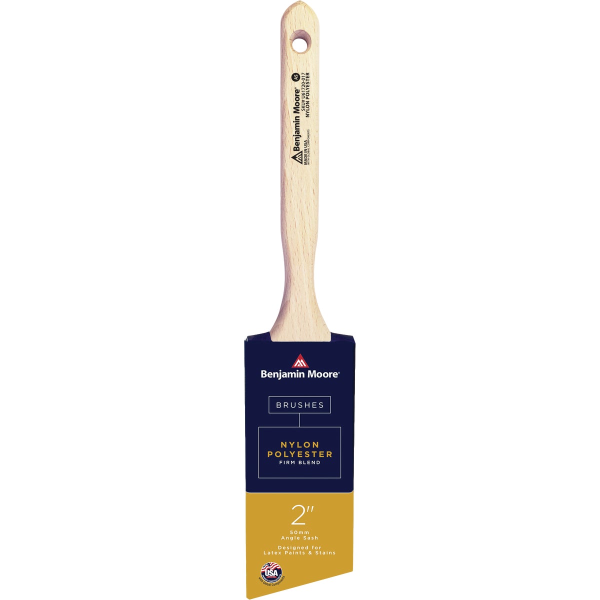 Benjamin Moore 2 In. Firm Nylon/Poly Angle Sash Brush Image 2