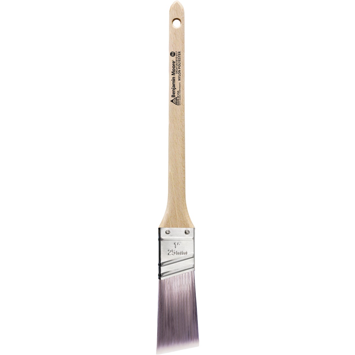 Benjamin Moore 1 In. Firm Nylon/Poly Thin Angle Sash Brush Image 1