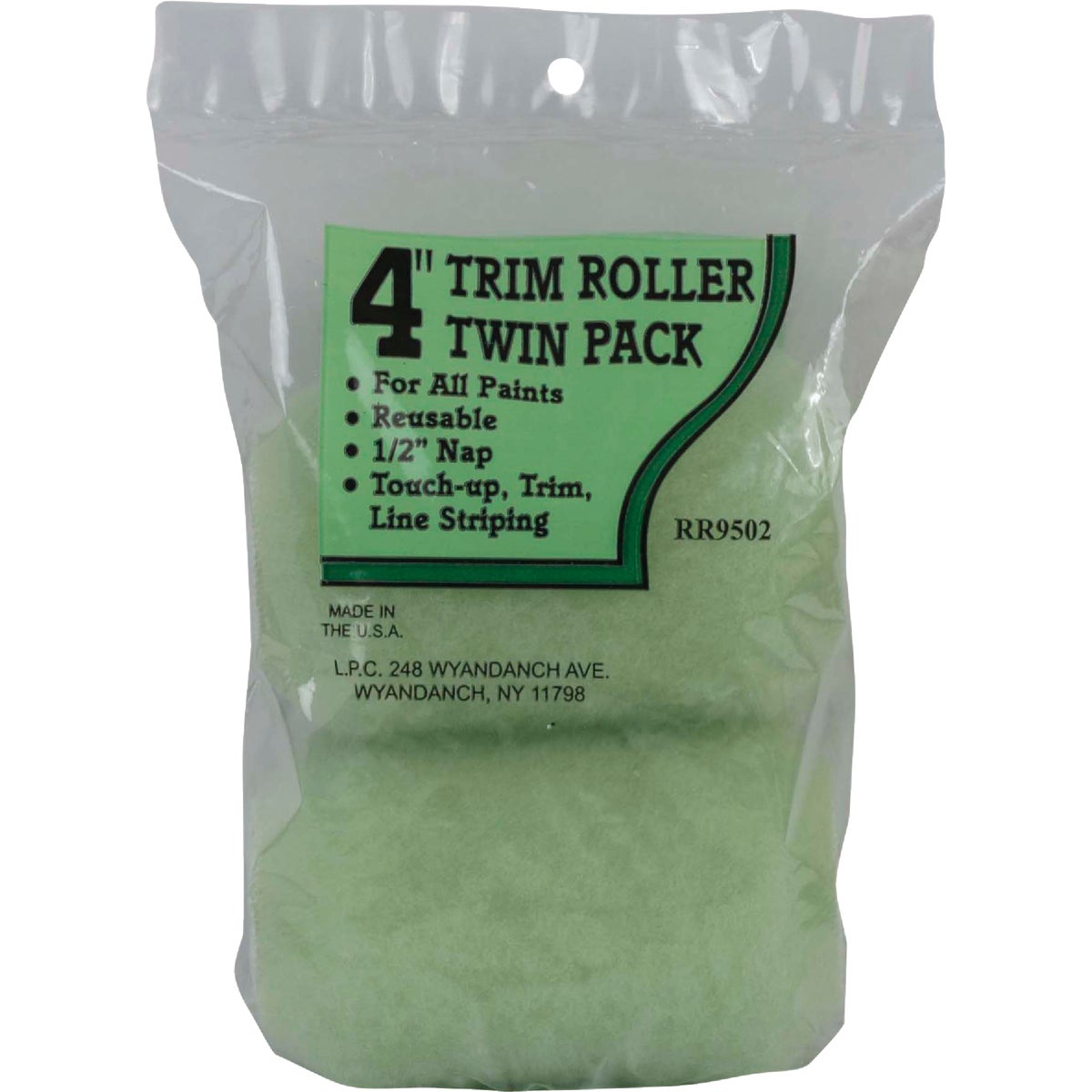 Linzer Project Select 4 In. x 1/2 In. Knit Fabric Roller Cover (2-Pack) Image 1