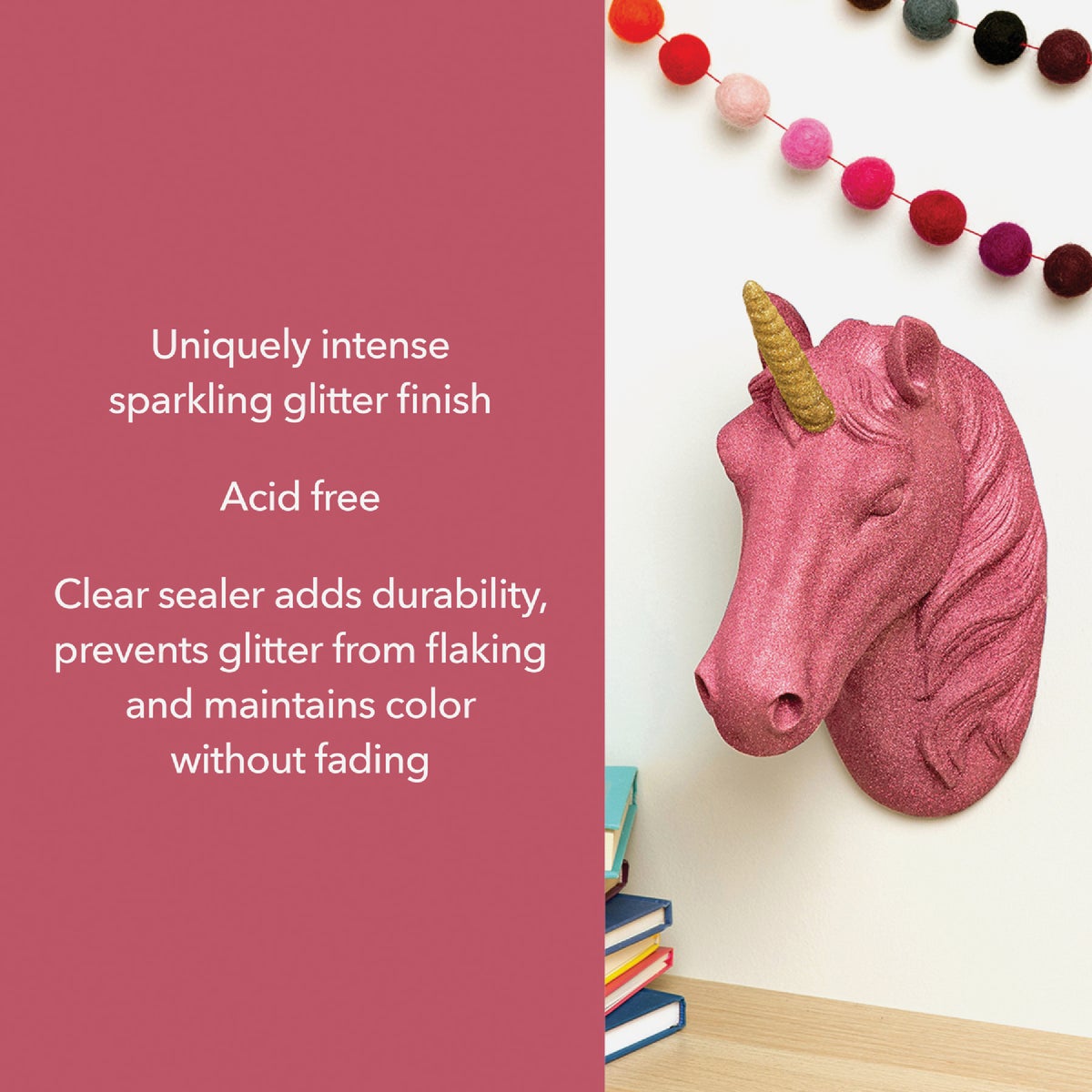 Krylon Glitter Blast 5.75 Oz. Posh Pink Spray Paint Image 3