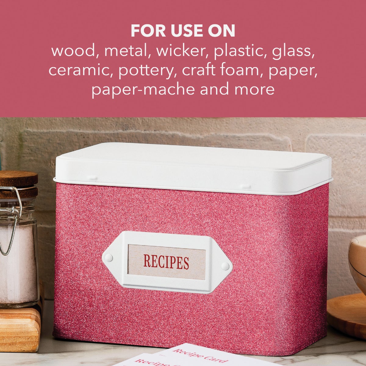 Krylon Glitter Blast 5.75 Oz. Posh Pink Spray Paint Image 4