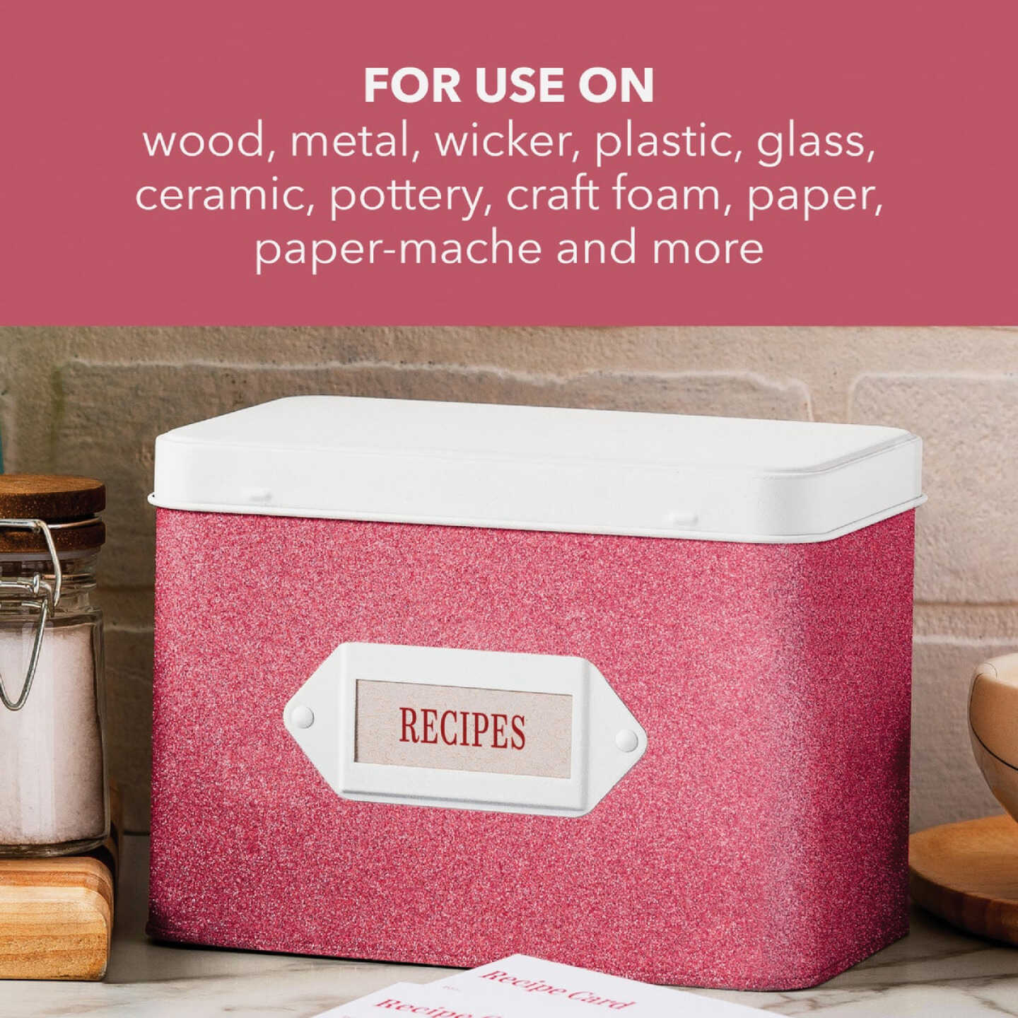 Krylon Glitter Blast 5.75 Oz. Posh Pink Spray Paint Image 4