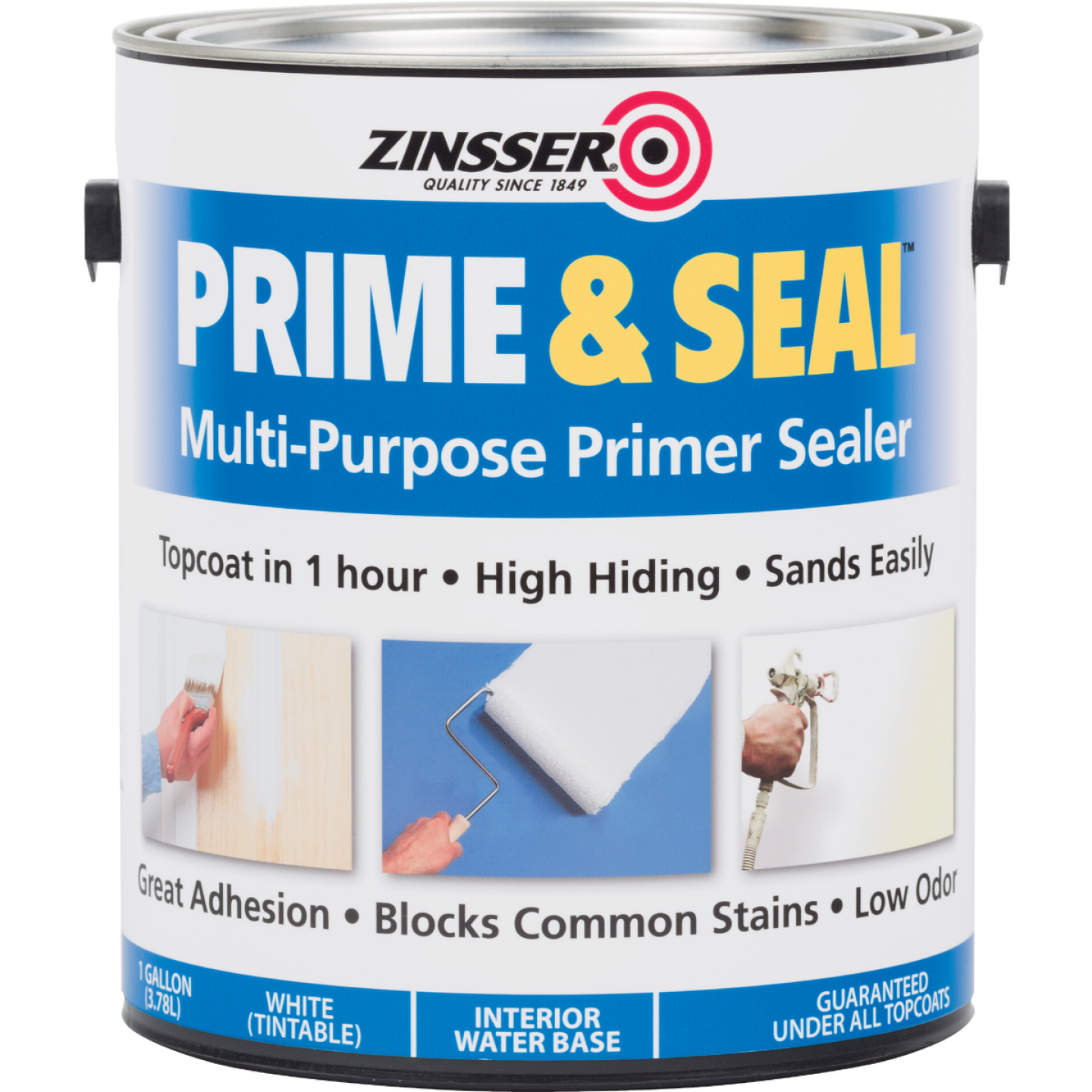 Zinsser Interior Prime & Seal Water-Based Primer, White, 1 Gal. Image 1