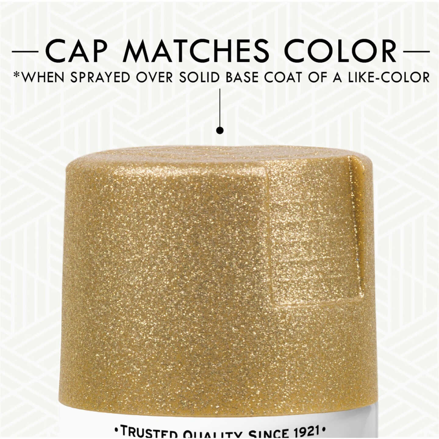 Rust-Oleum 10.25 Oz. Gold Glitter Sealer Spray Paint Image 5