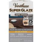Varathane 1 Qt. Super Glaze Pour-On High Gloss Aged Wood Epoxy Resin Image 5