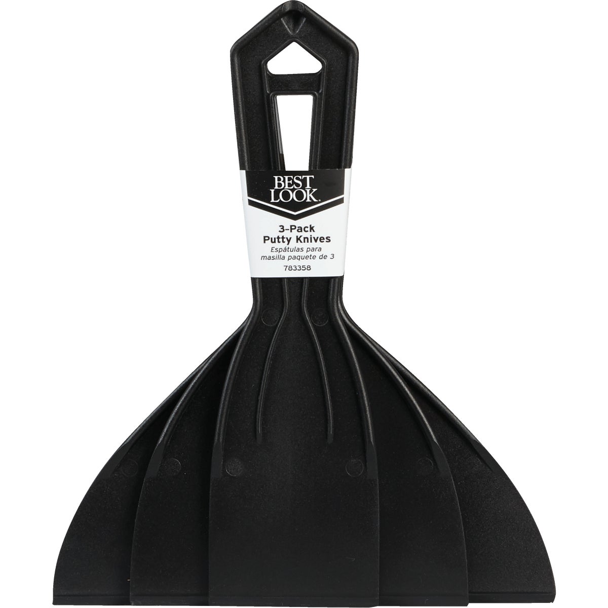 Best Look Plastic Putty Knife Set (3-Piece) Image 2