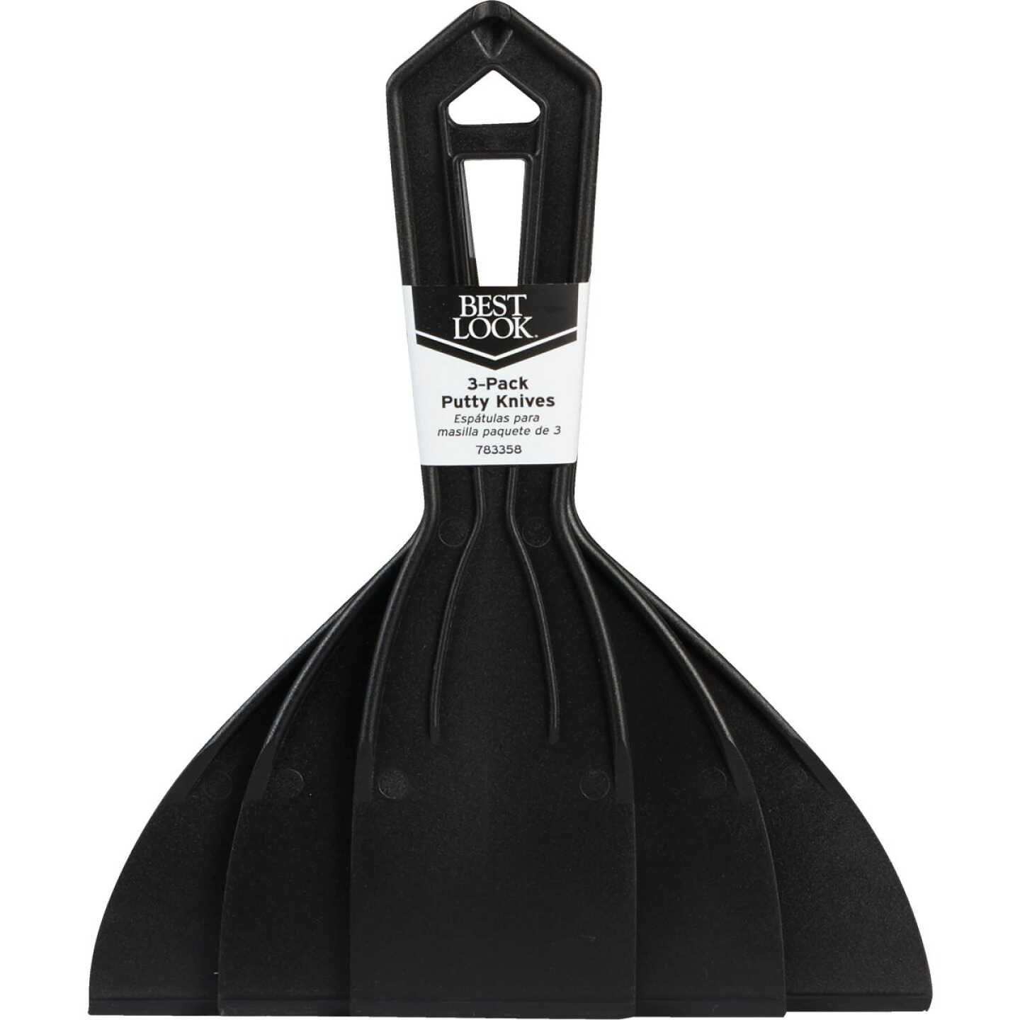 Best Look Plastic Putty Knife Set (3-Piece) Image 2