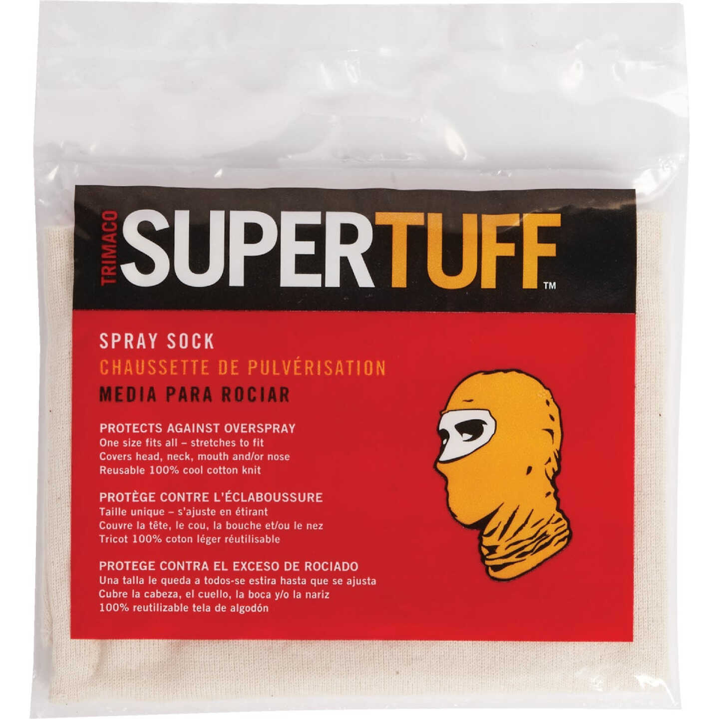 Trimaco SuperTuff Bag Natural Color Spray Sock Image 1
