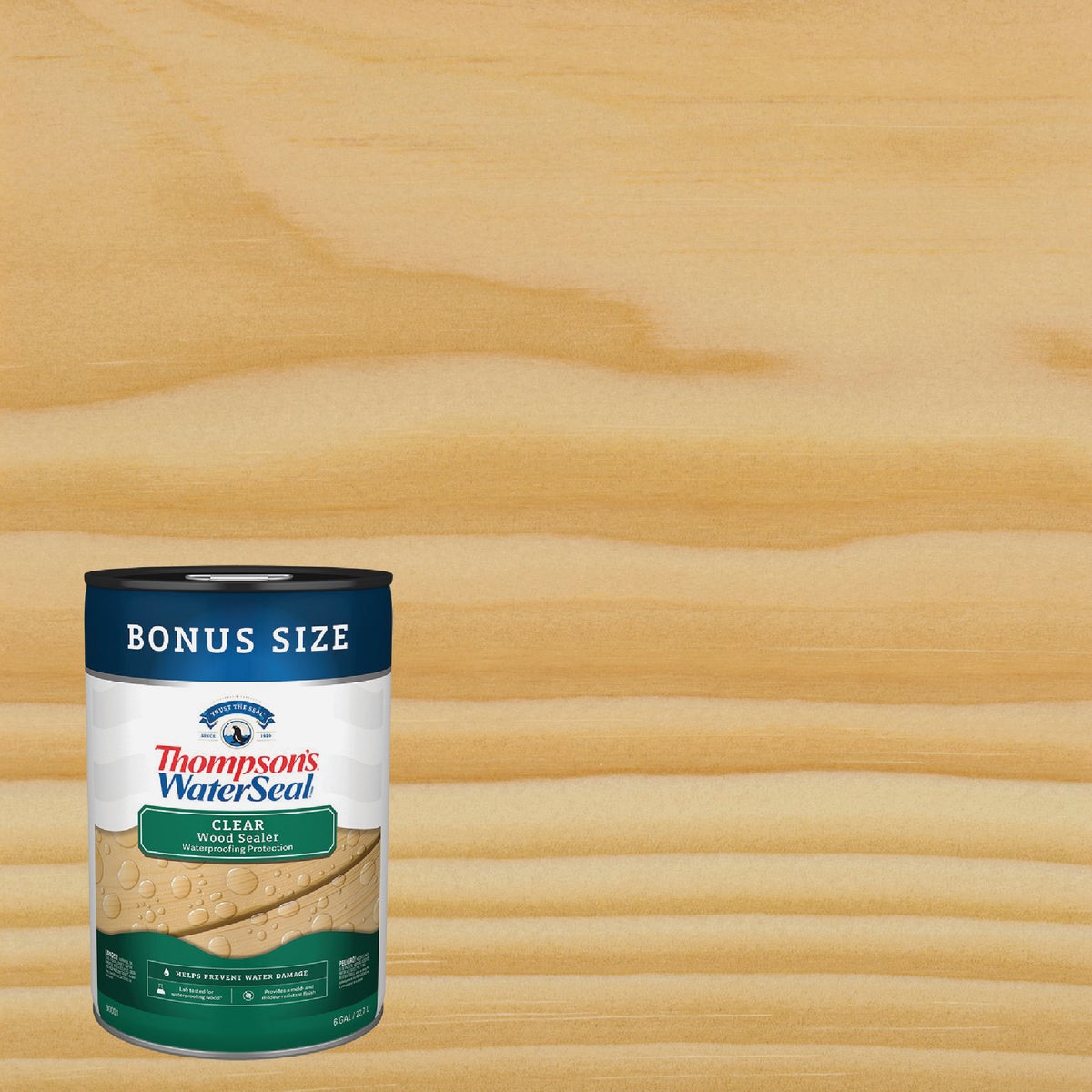 Thompsons WaterSeal Waterproofing VOC Compliant Wood Protector, Clear, 6 Gal. Image 2