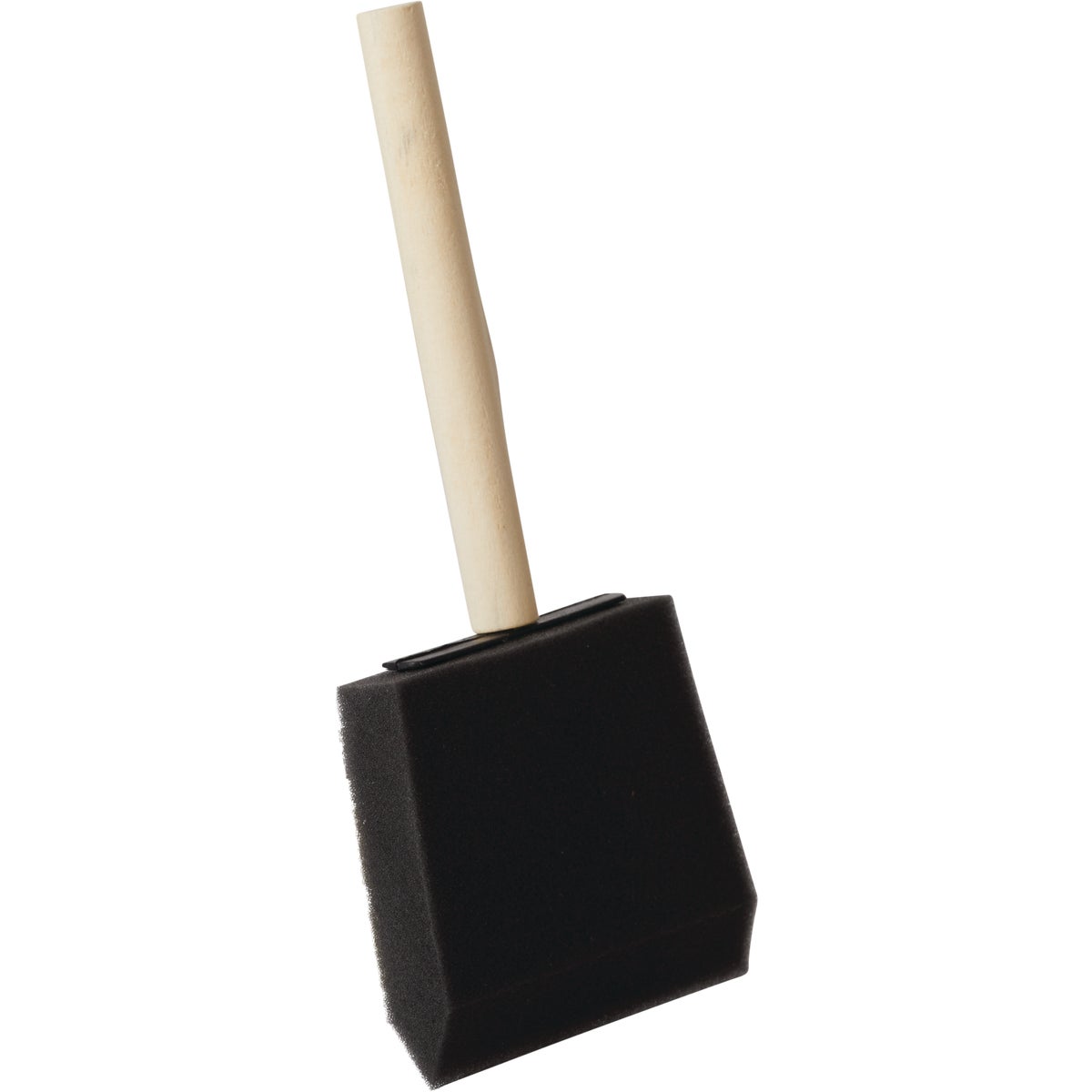 Linzer Project Select 4 In. High Density Closed Cell Foam Brush with Wood Peg Handle Image 3