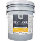 Best Look Latex Premium Paint & Primer In One Eggshell Interior Wall Paint, Bright White, 5 Gal. Image 2