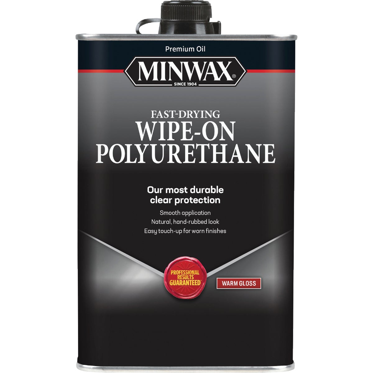 Minwax Warm Gloss Wipe-On Interior Polyurethane, 1 Qt.