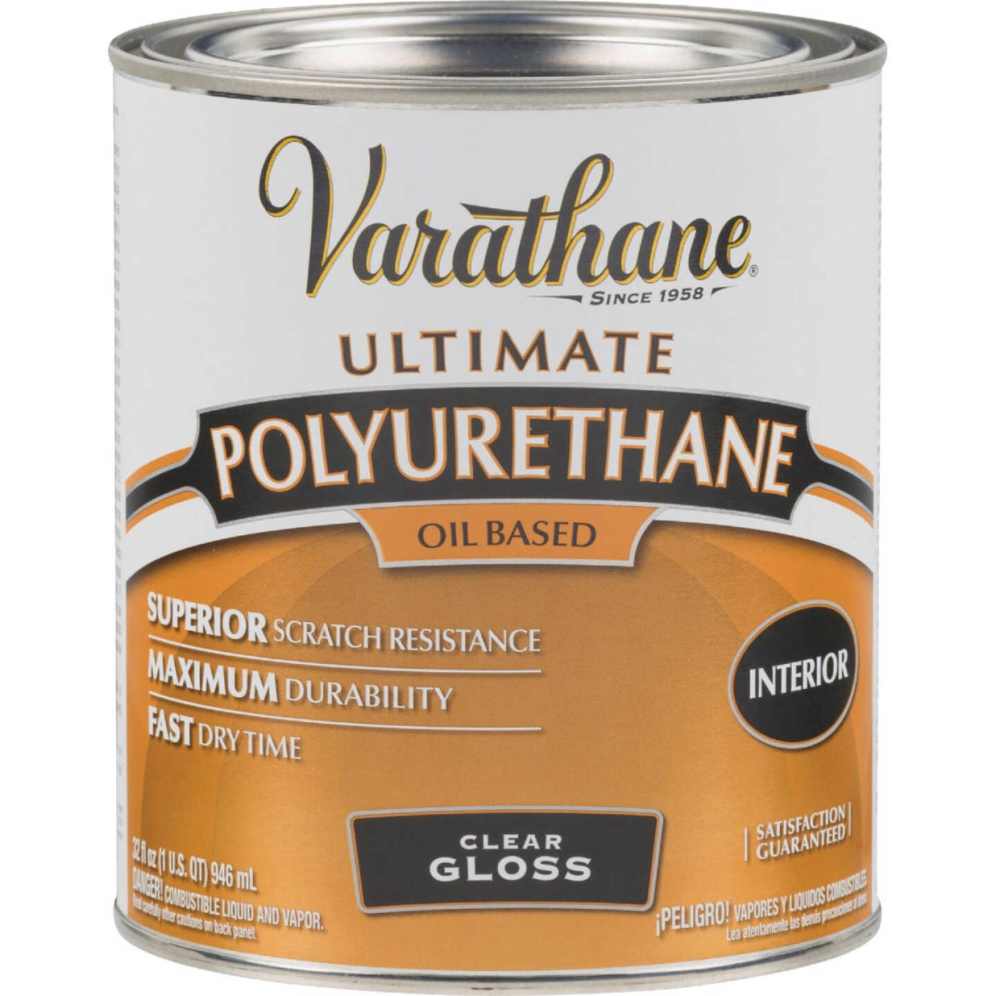 Varathane Gloss Interior Polyurethane, 1 Qt. Image 3
