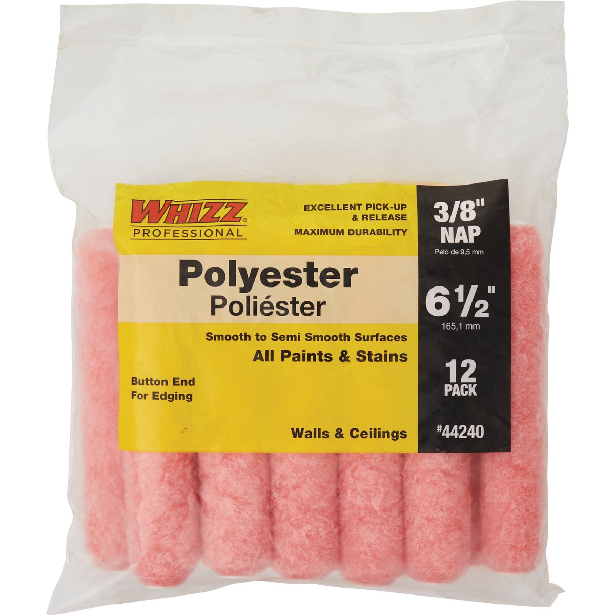 Whizz 6-1/2 In. x 3/8 In. Polyester Roller Cover (12-Pack)