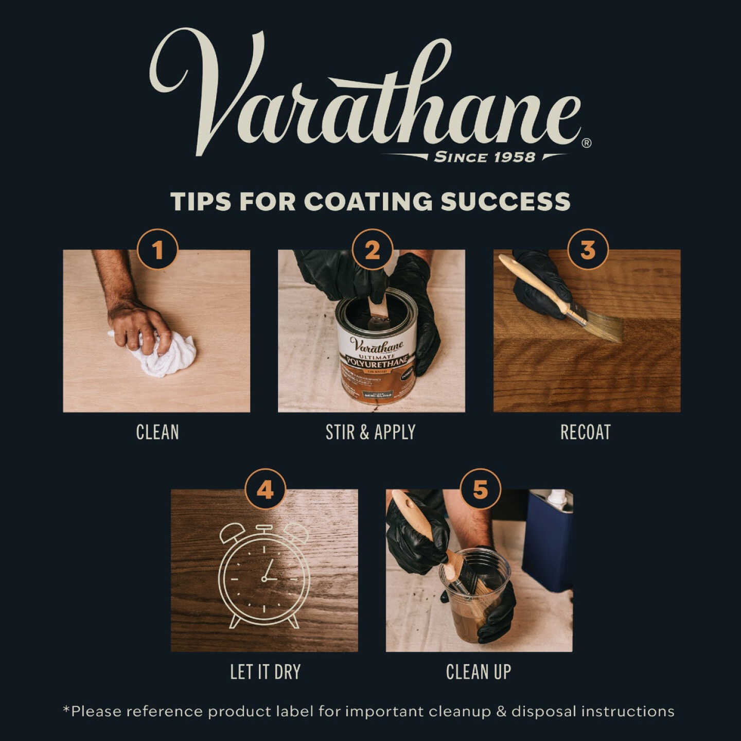 Varathane Satin Interior Polyurethane, 1 Qt. Image 6