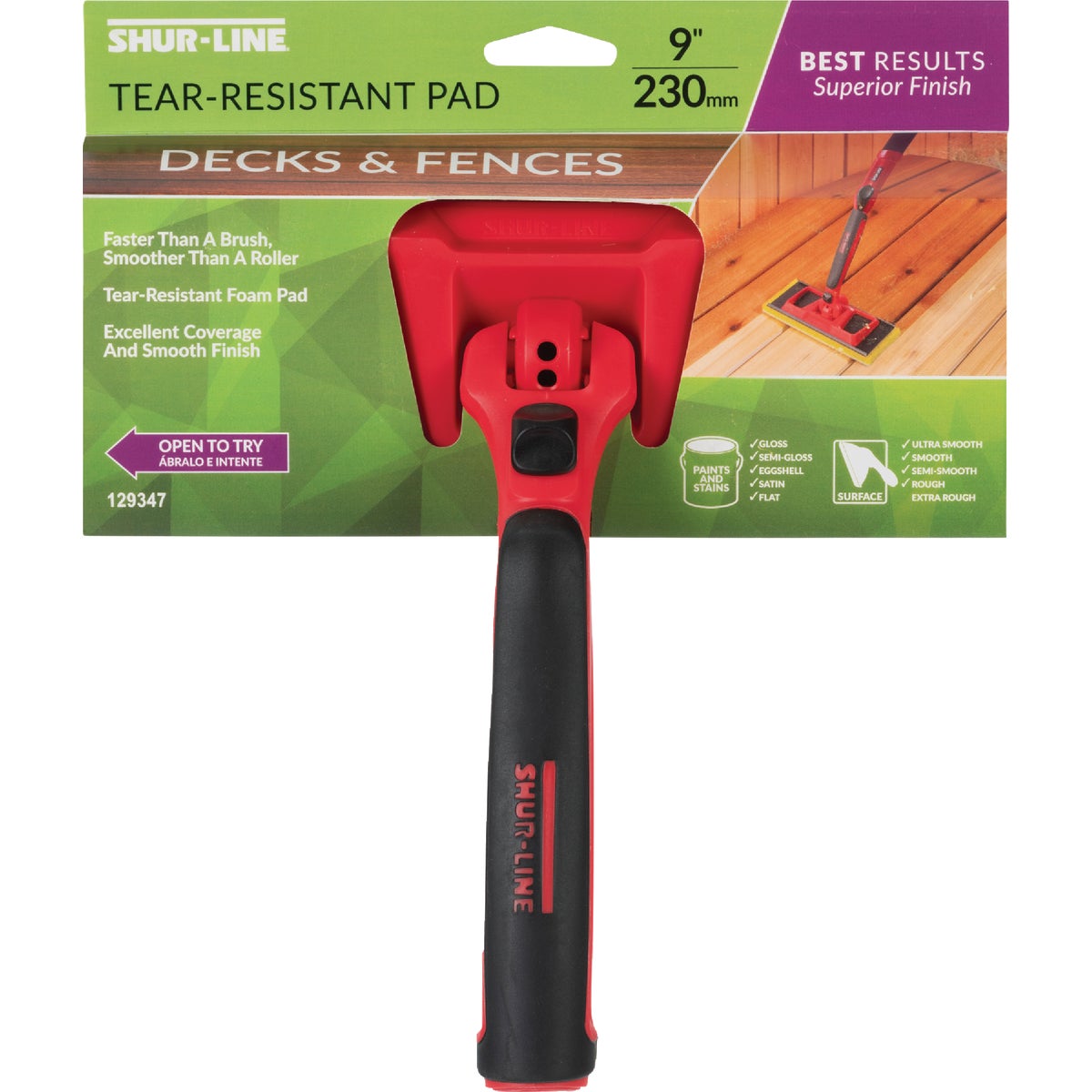 Shur-Line 9 In. Decks & Fences Pad Painter