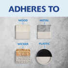 Rust-Oleum Painter's Touch 2X Ultra Cover Premium Latex Paint, Satin Stone Gray, 1 Qt. Image 5