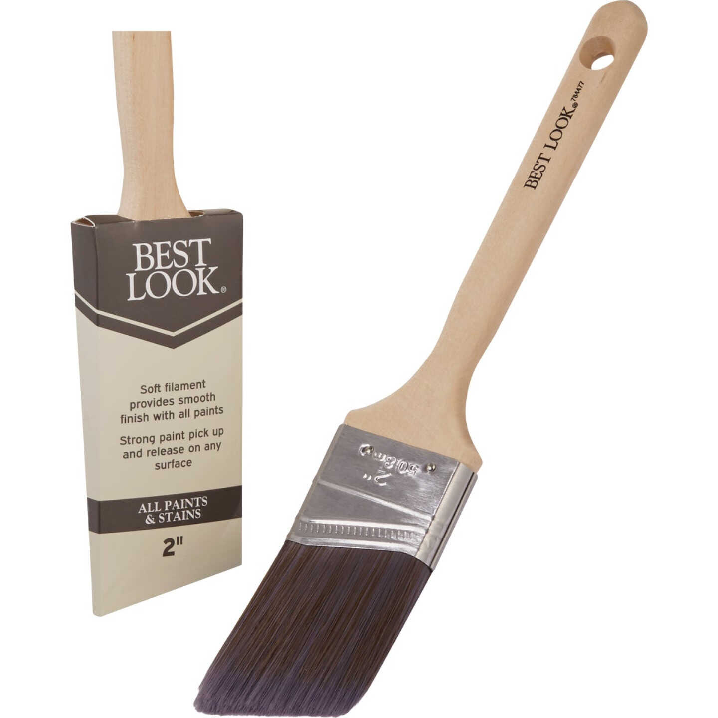 Best Look 2 In. Angle Polyester Paint Brush Image 1