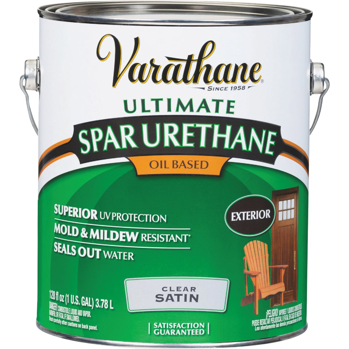 Varathane Satin Clear Exterior Spar Urethane, 1 Gal. Image 2
