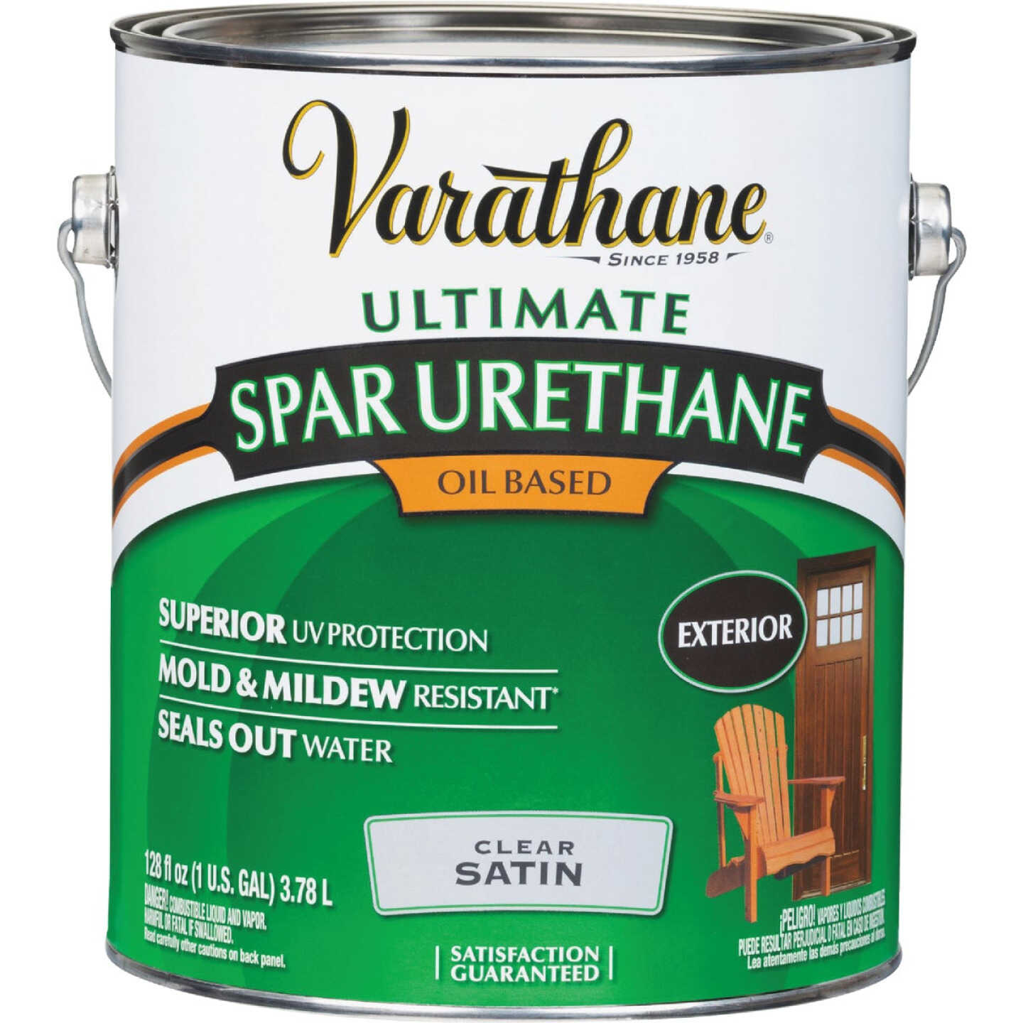 Varathane Satin Clear Exterior Spar Urethane, 1 Gal. Image 2