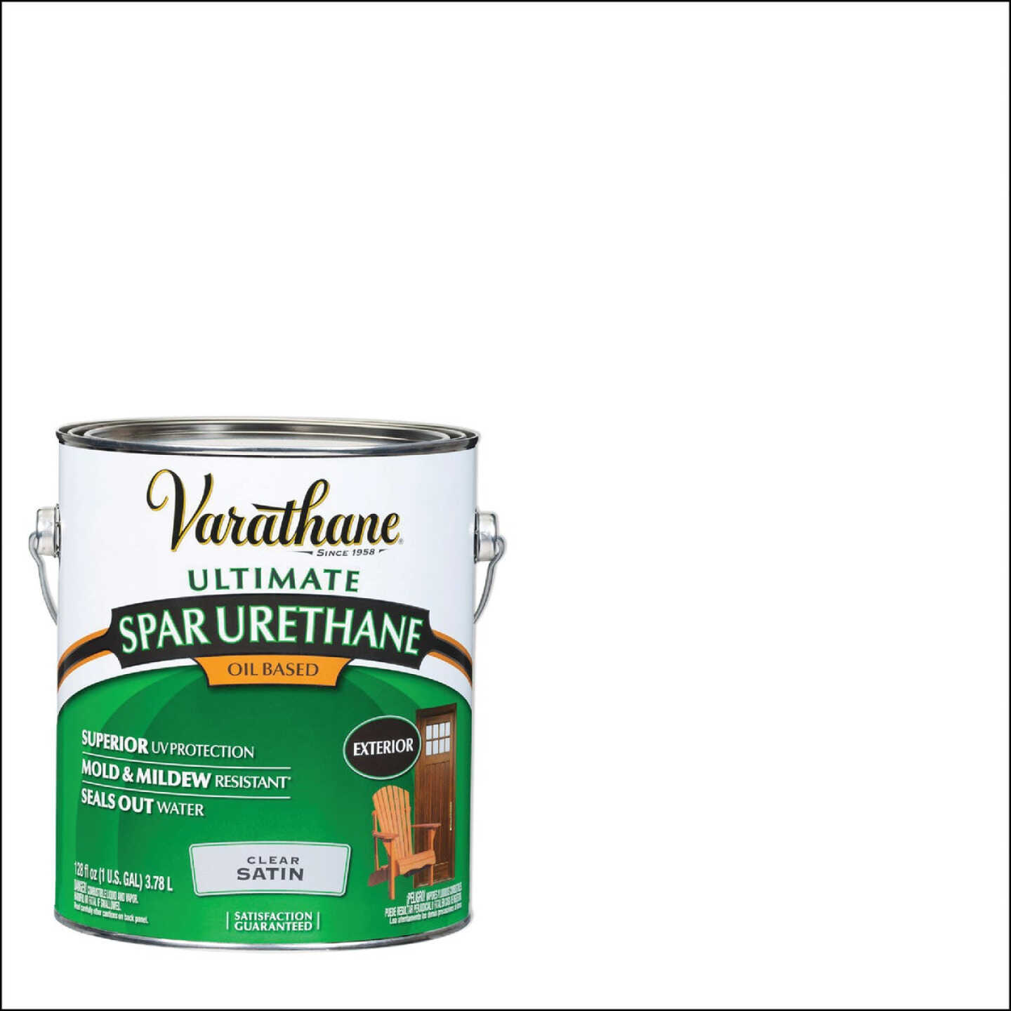Varathane Satin Clear Exterior Spar Urethane, 1 Gal. Image 1