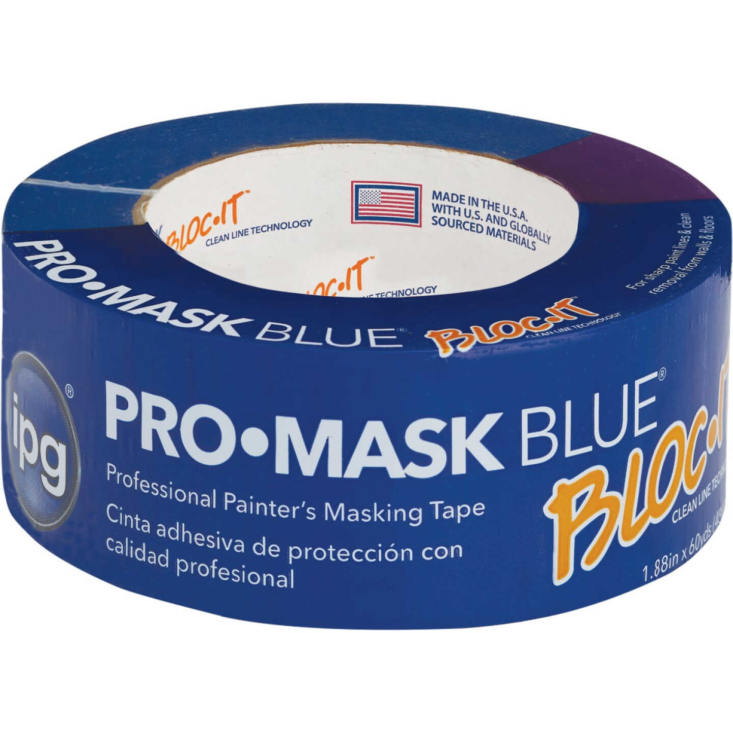 IPG ProMask Blue 1.88 In. x 60 Yd. Bloc-It Masking Tape Image 1