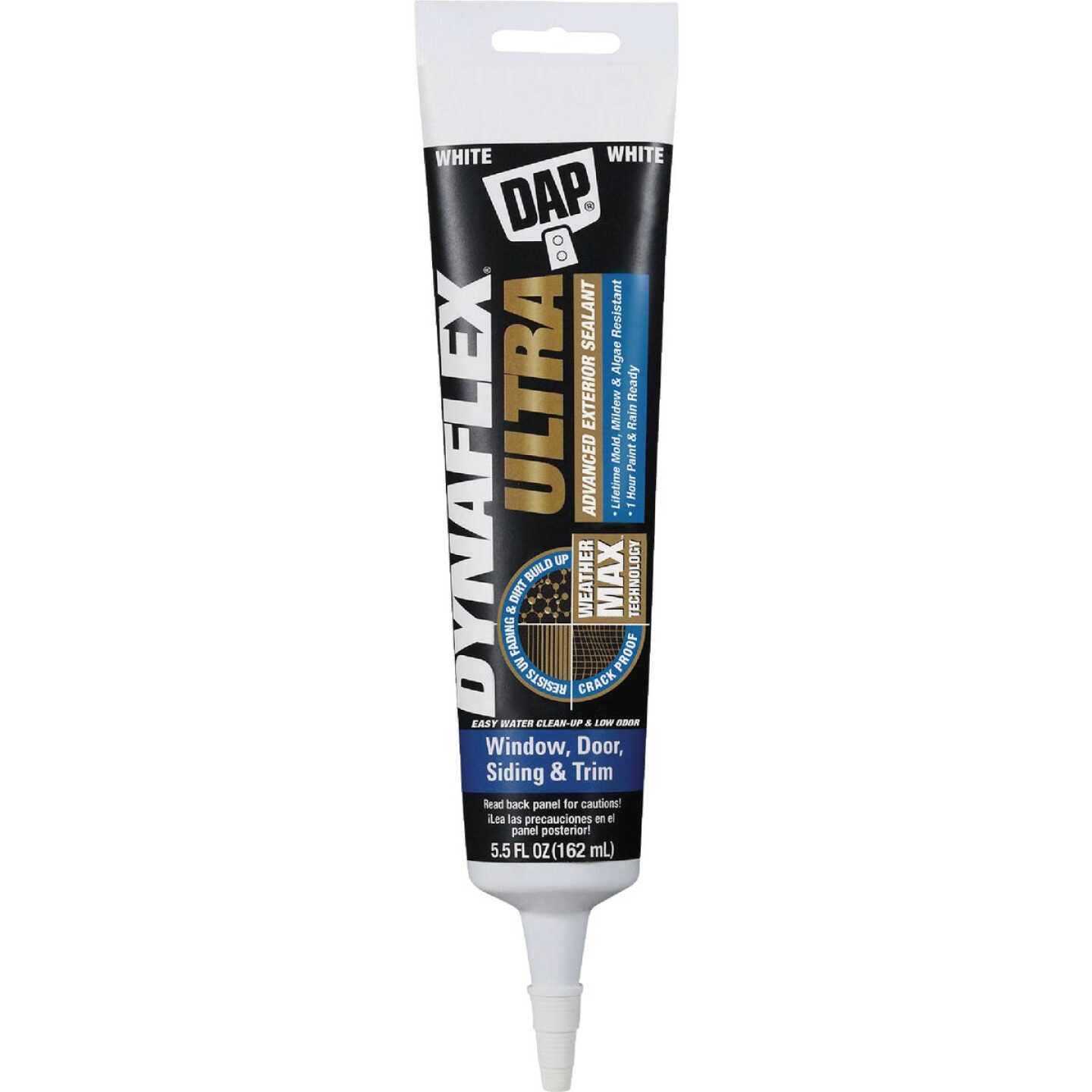 Dap Dynaflex Ultra 5.5 Oz. White Advanced Exterior Sealant for Window, Door & Siding Image 1